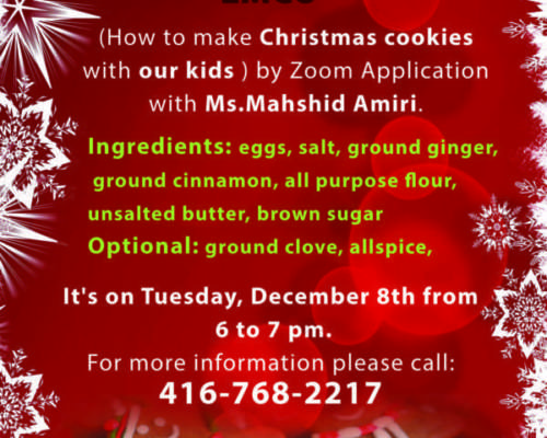 Christmas cookies workshop